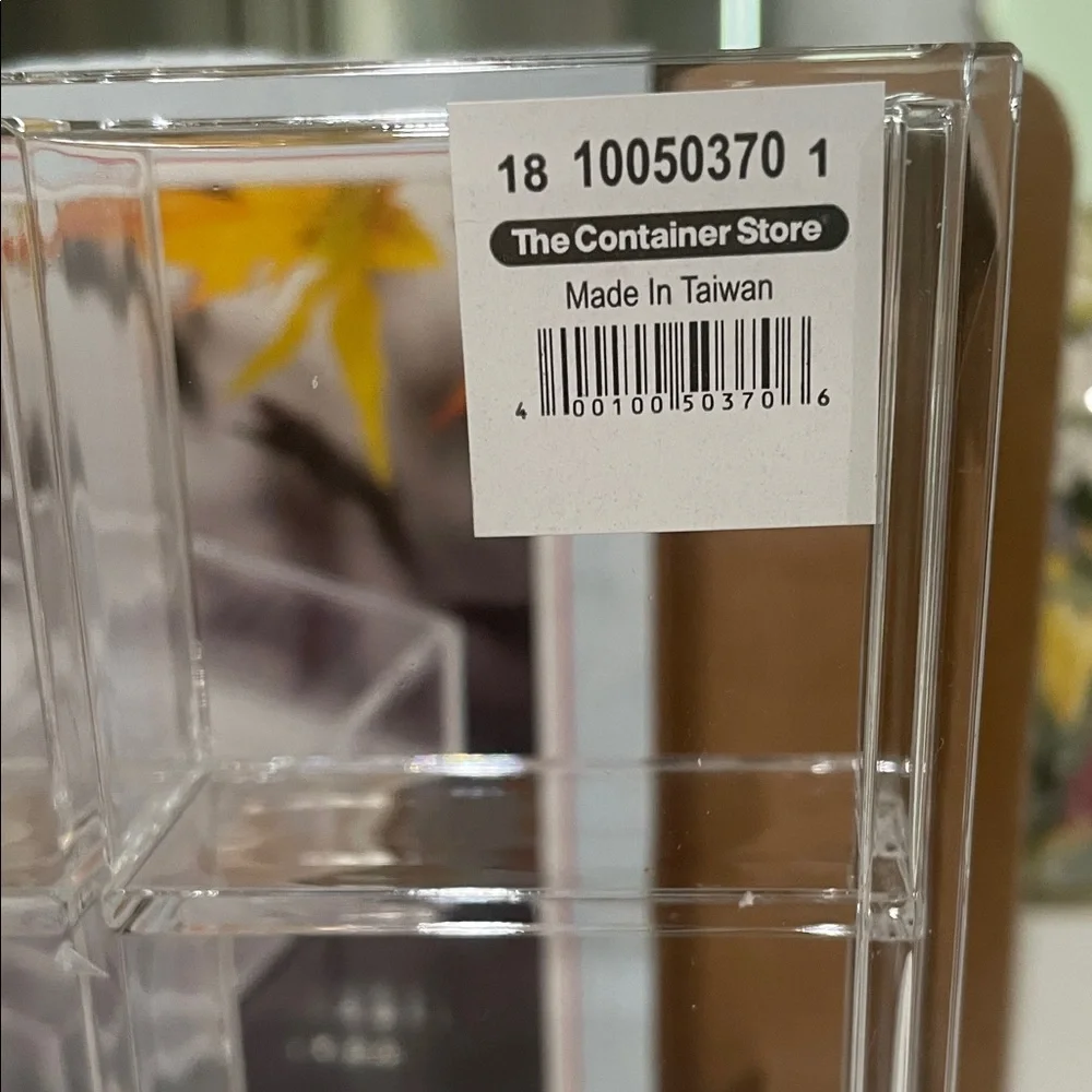 3 -Container Clear Acrylic Organizer with removable dividers